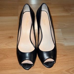 Cole Haan Peep toe heels size 8.5